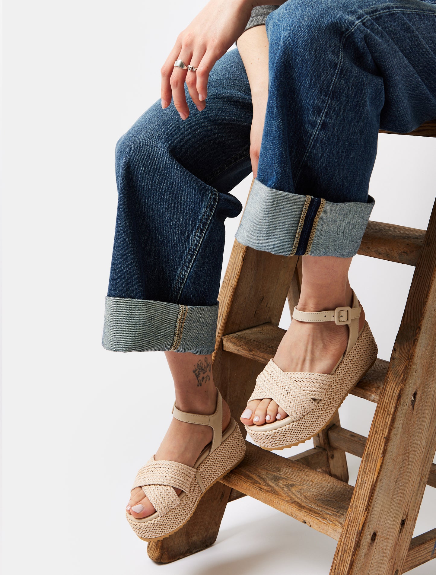 Colibri Brigitte Raffia Sandals