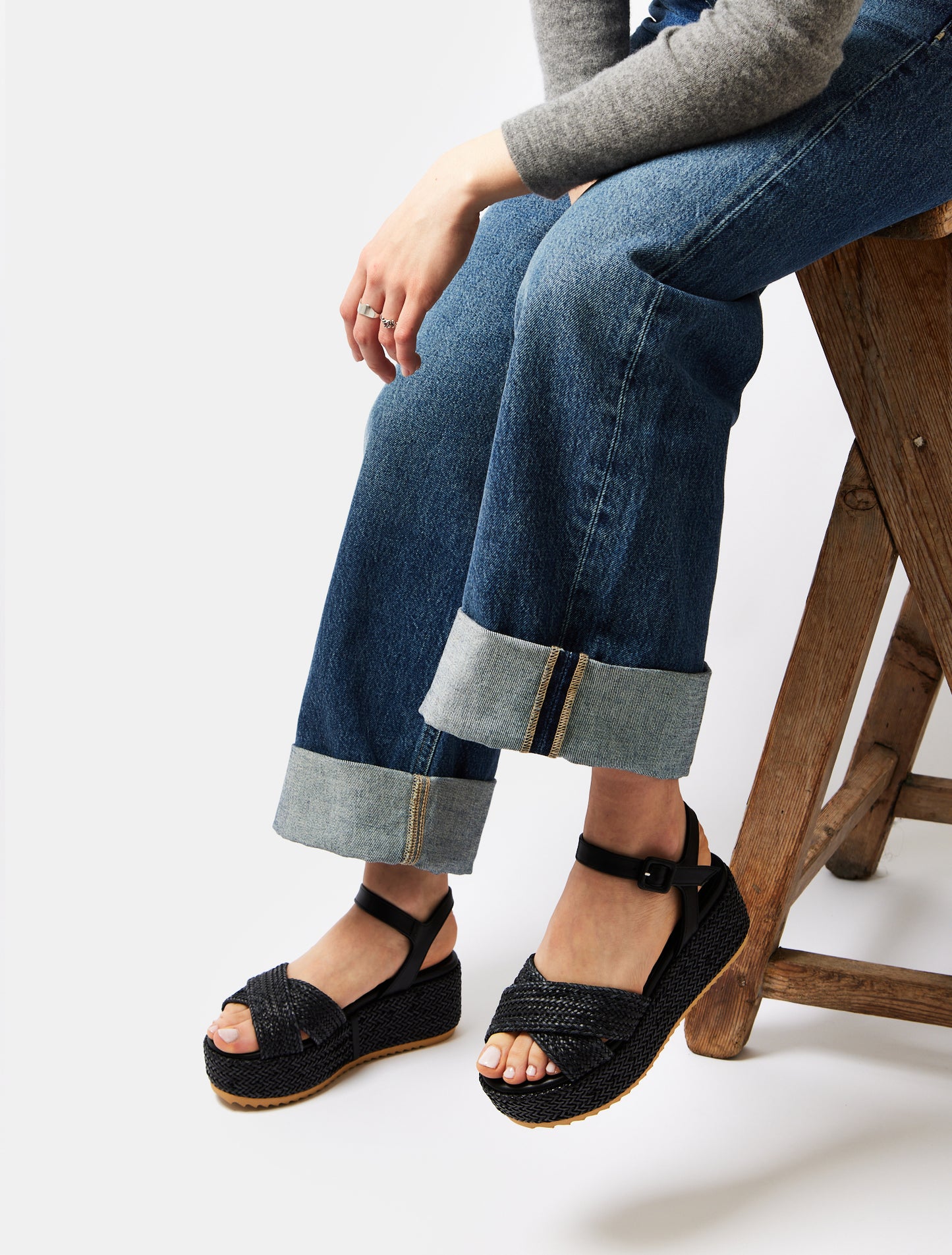 Colibri Brigitte Raffia Sandals