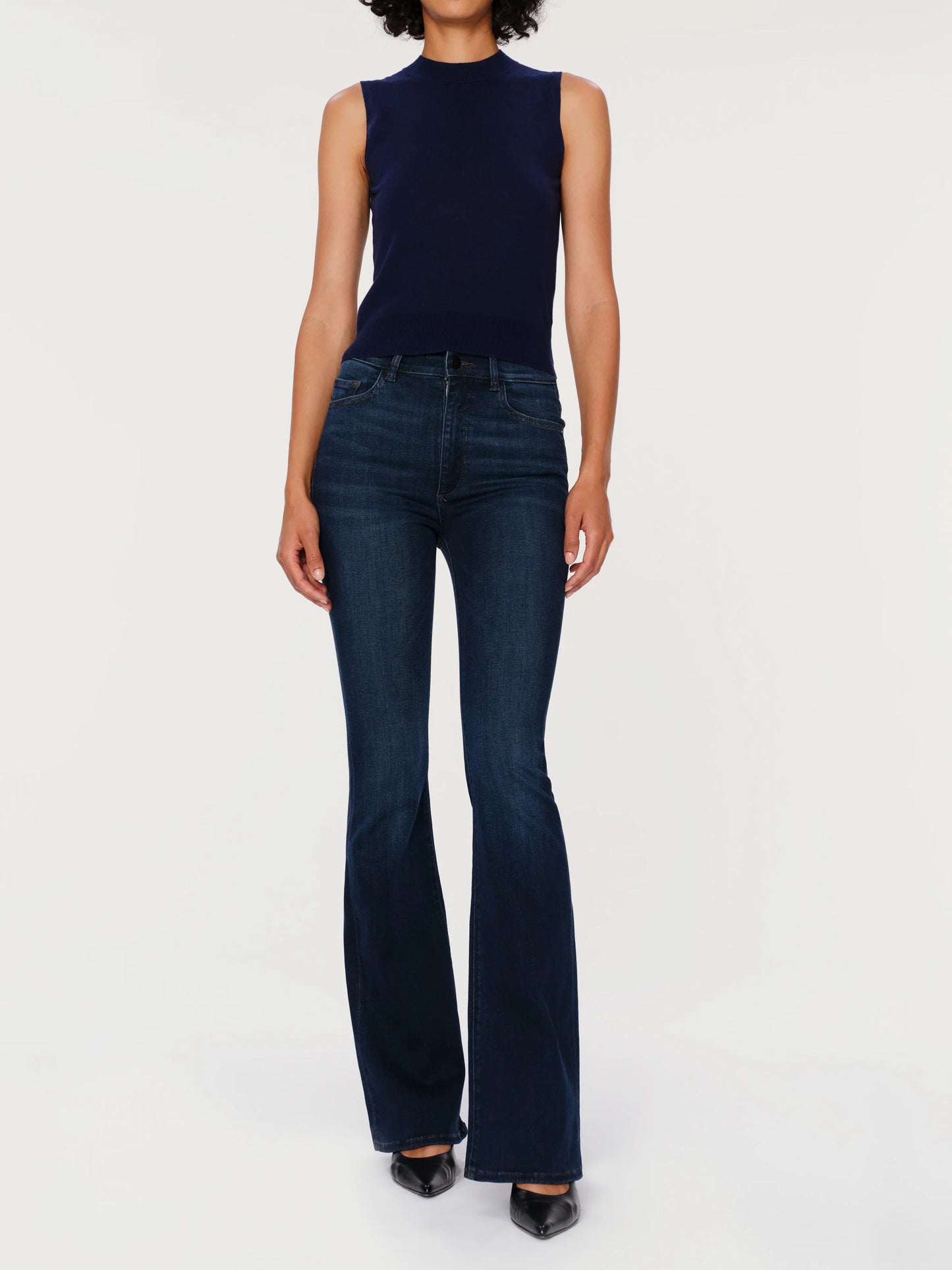 DL1961 Bridget Boot High Rise Instasculpt™ 33" - Dark Indigo