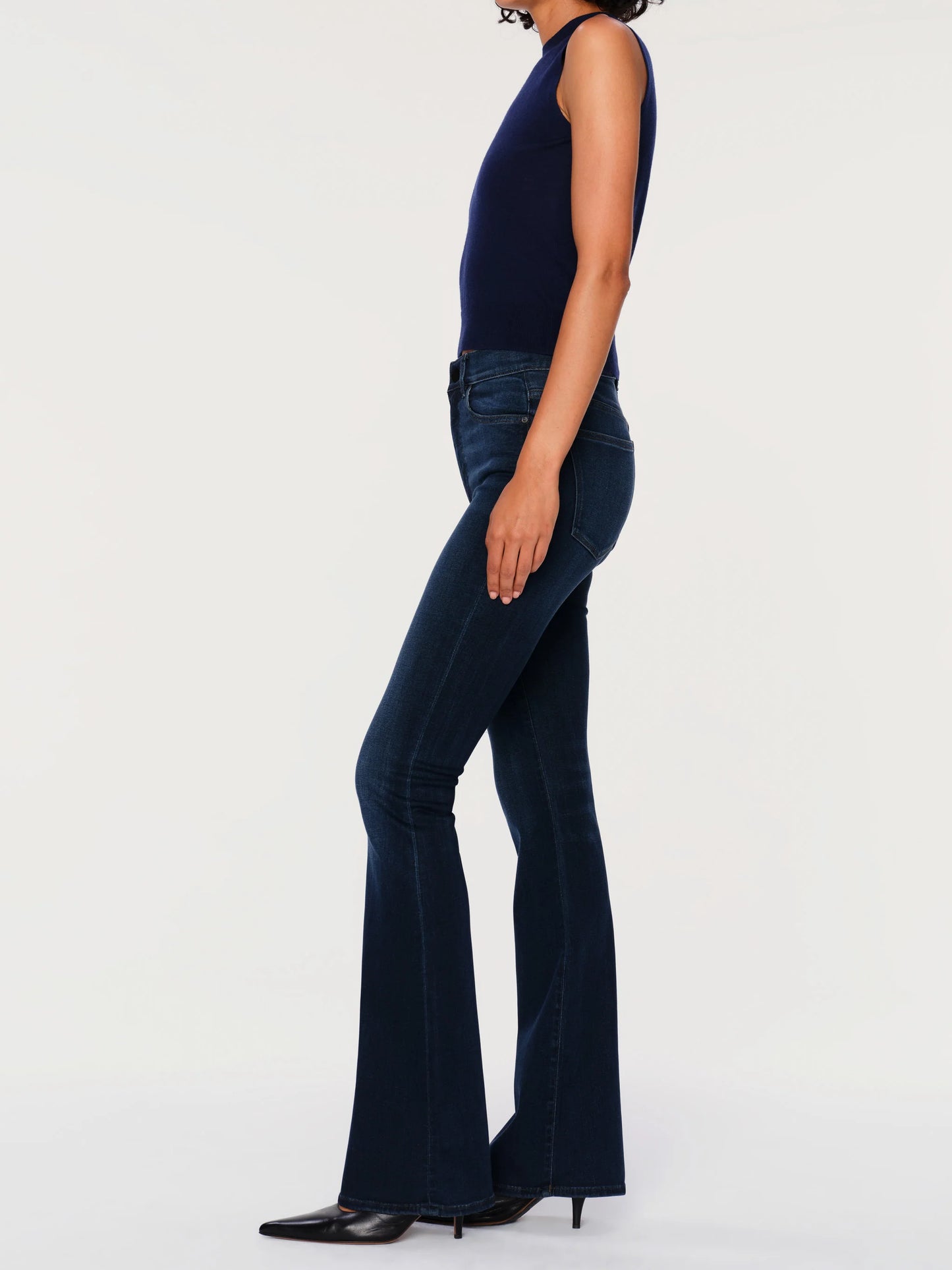 DL1961 Bridget Boot High Rise Instasculpt™ 33" - Dark Indigo