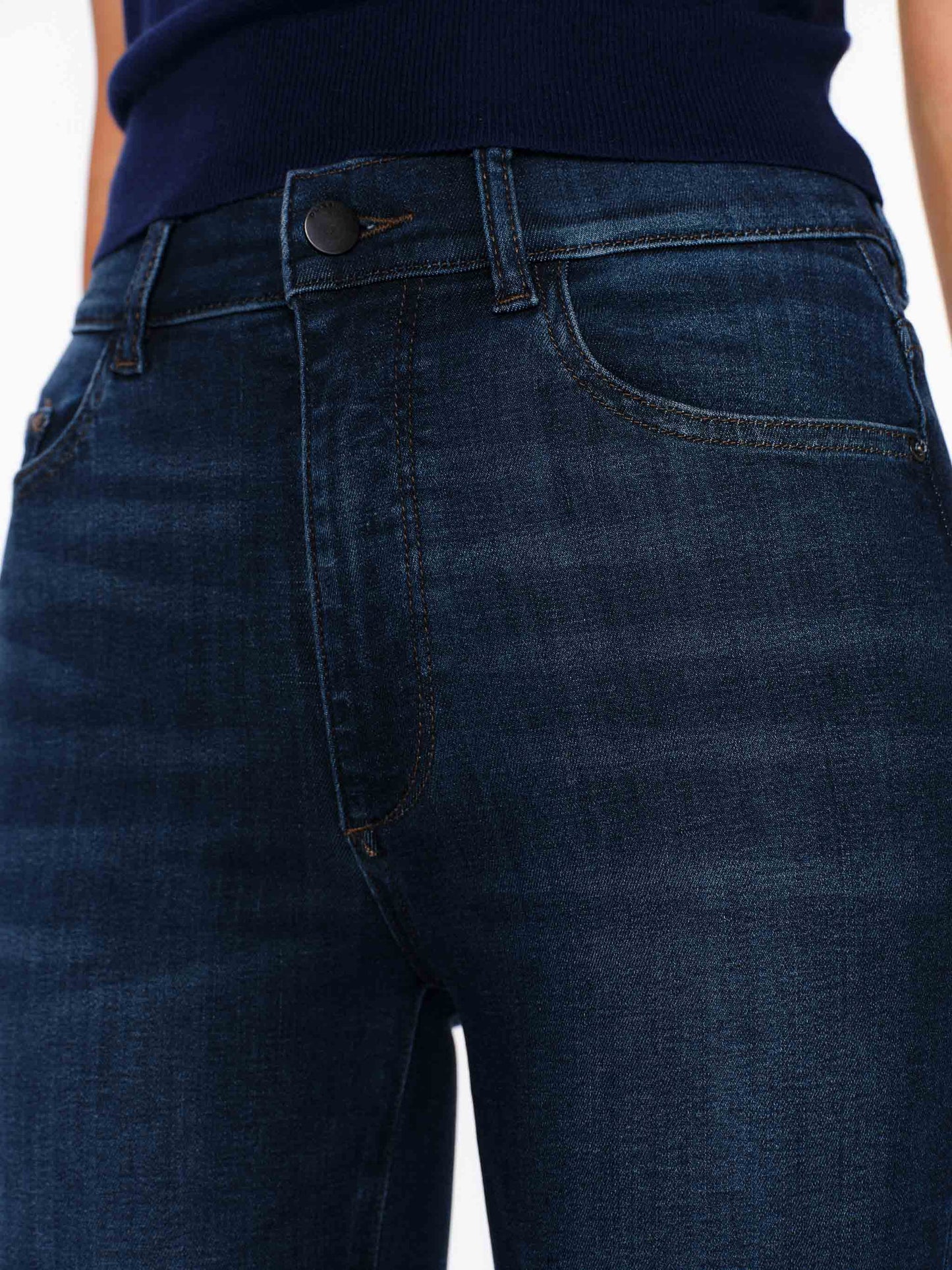 DL1961 Bridget Boot High Rise Instasculpt™ 33" - Dark Indigo
