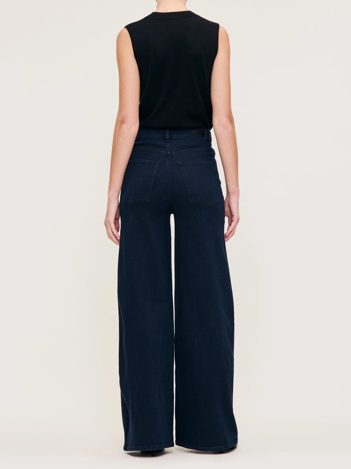 DL1961 Hepburn Wide Leg High Rise 32" Jeans - Flatiron