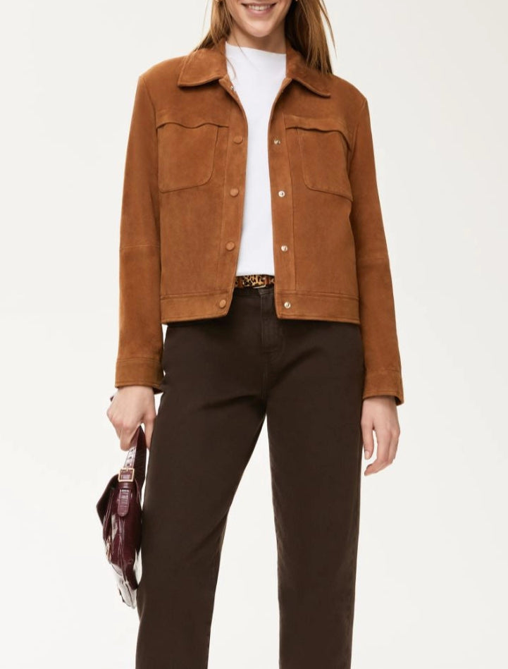 iBlues Plava Suede Jacket