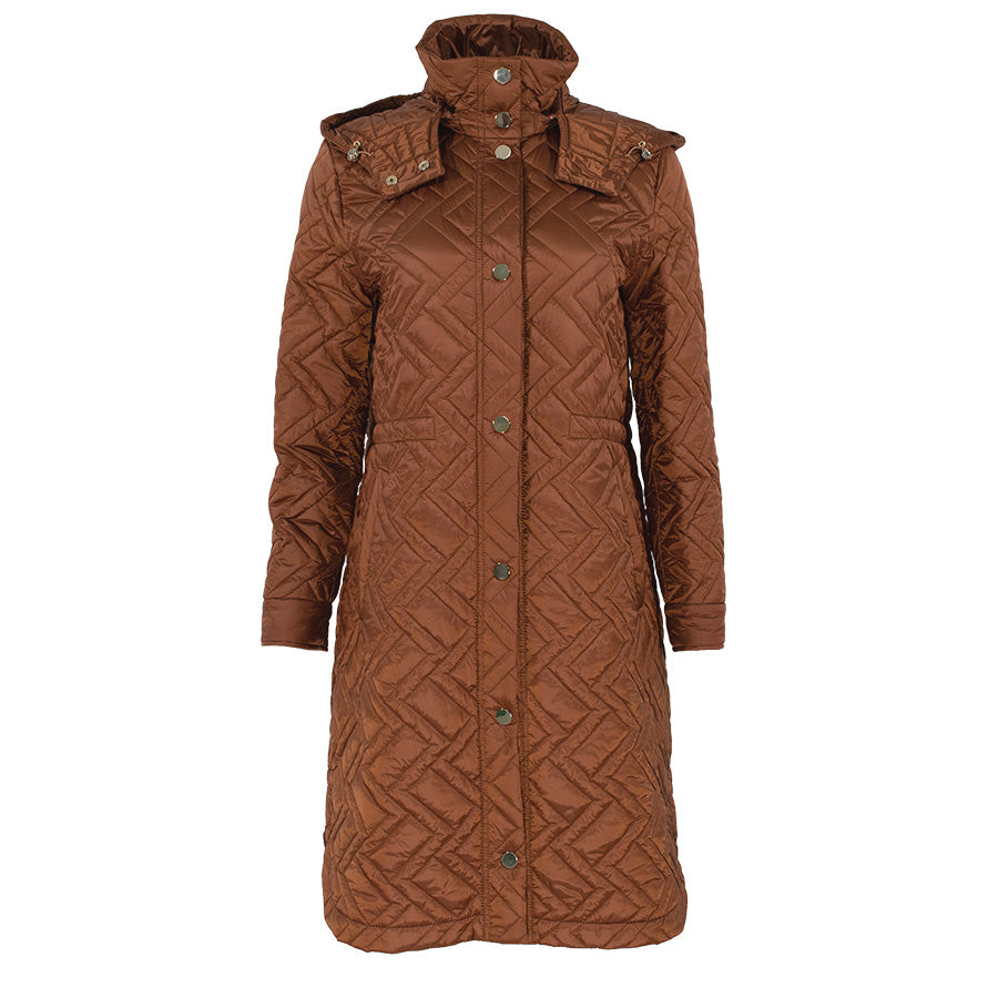 IBlues Melange Quilted Coat