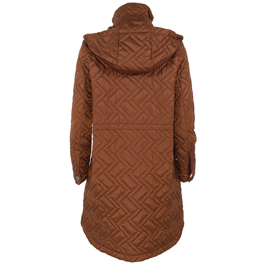 IBlues Melange Quilted Coat