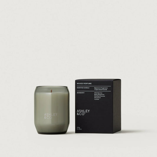 ASHLEY & CO WAXED PERFUME CANDLE - BONBERRY