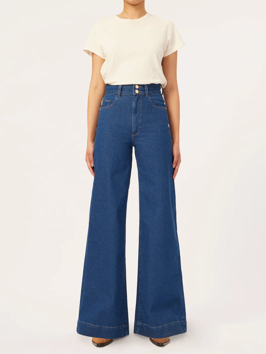 DL1961 Hepburn Wide Leg High Rise - Vintage