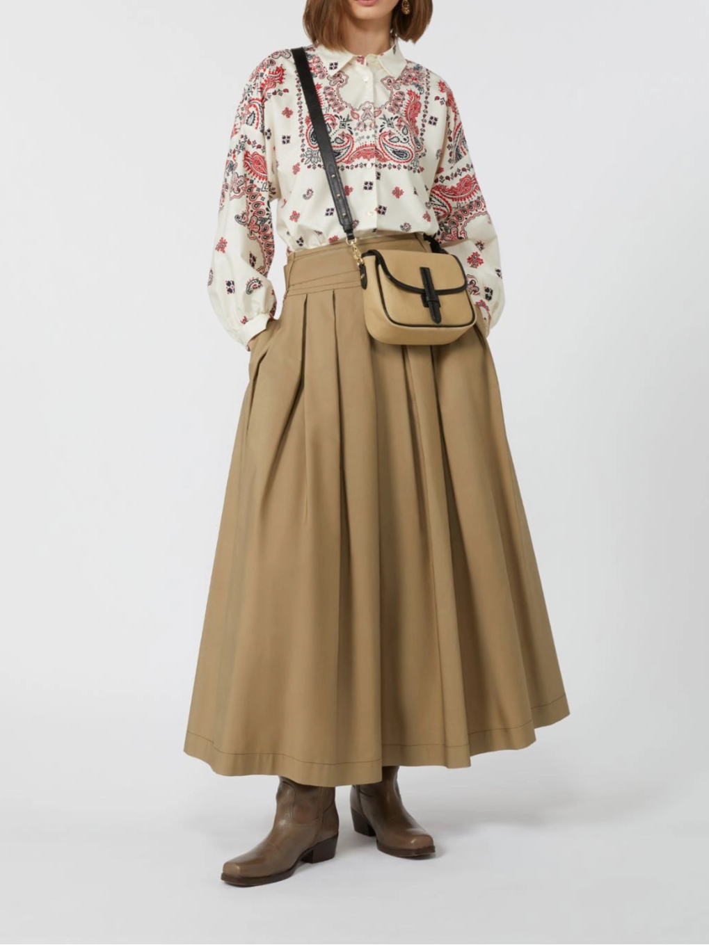 Max Mara Weekend Agiate Pleated Skirt