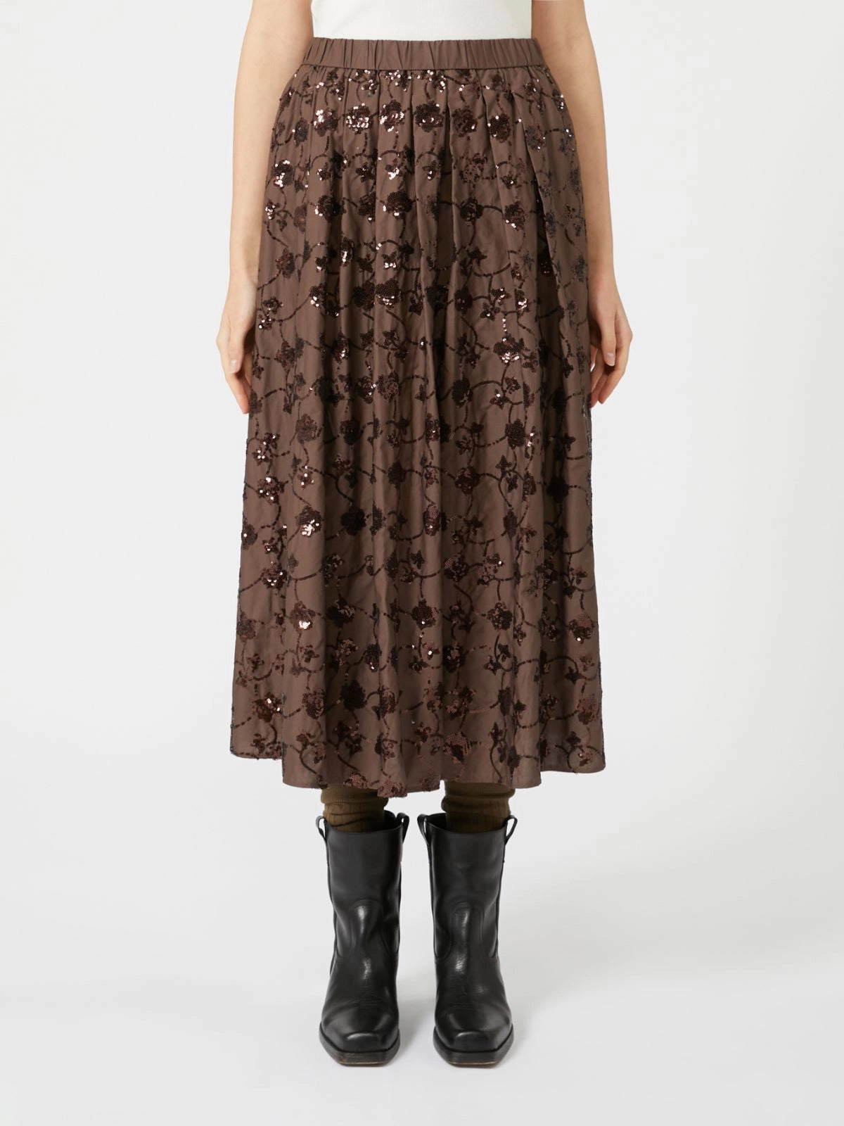 Max Mara Weekend Tempra Sequinned Skirt