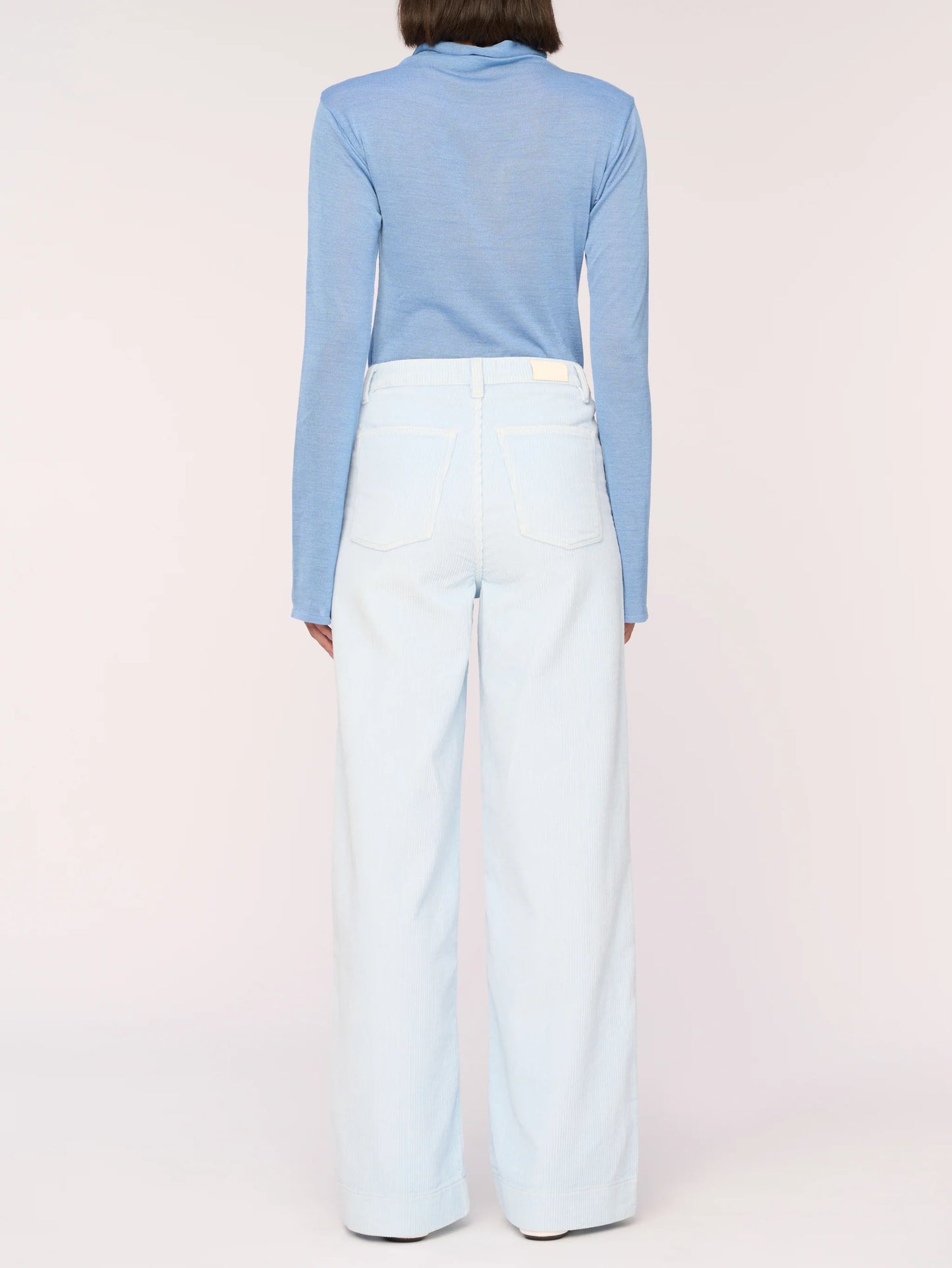 DL1961 Zoie Wide Leg Trousers - Cerulean