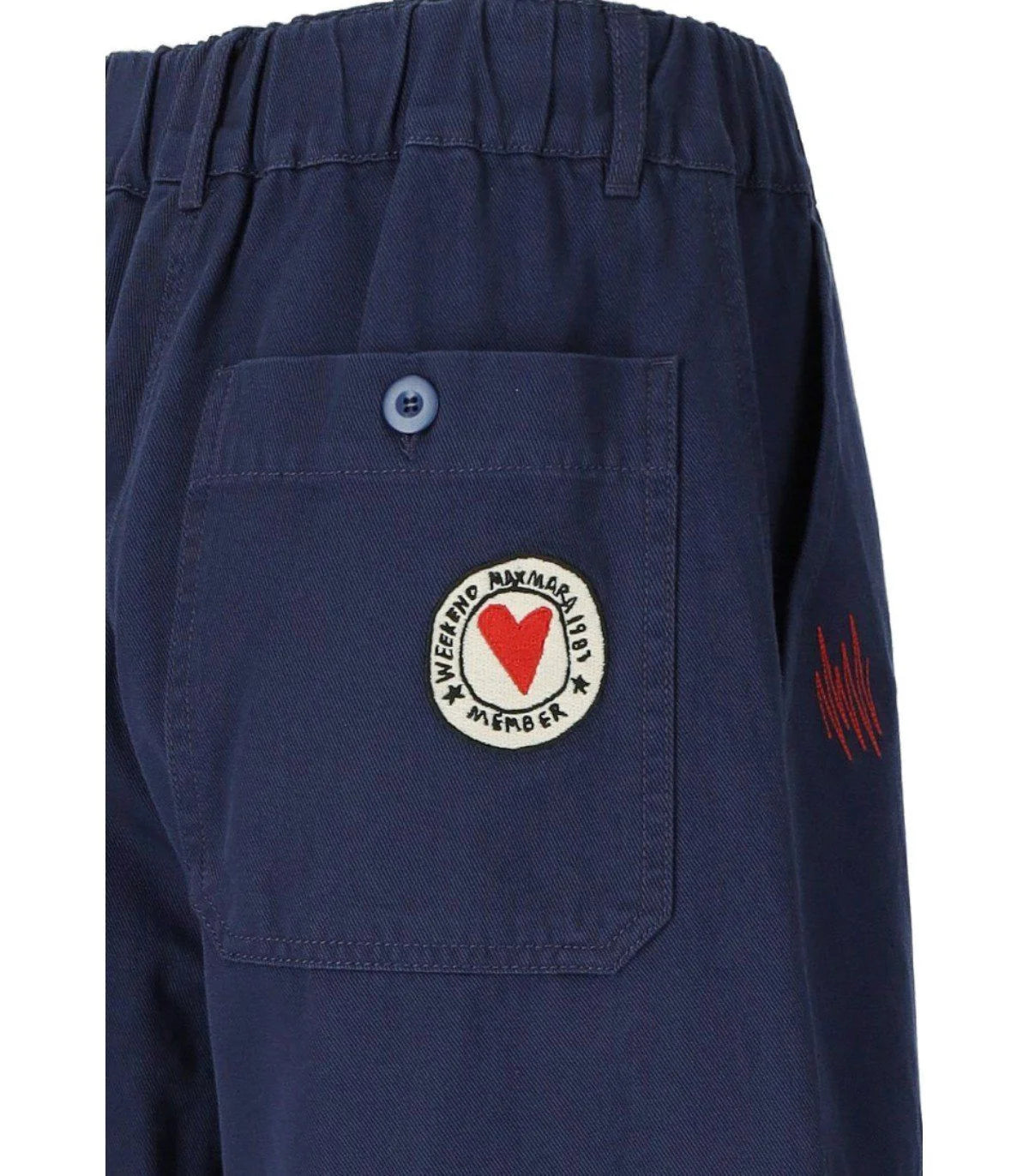 Max Mara Weekend Lotus Embroidered Trousers