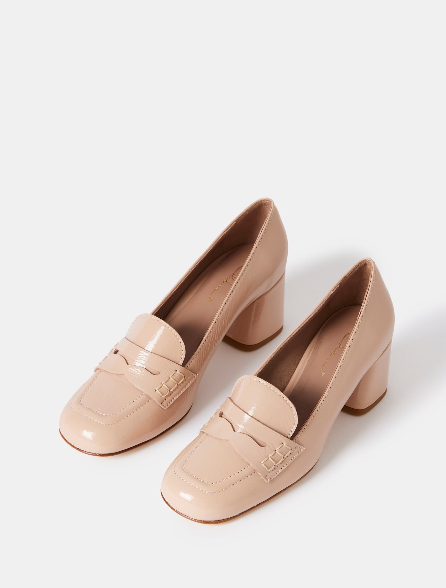 Colibri Farrah Heeled Loafers - Cipria