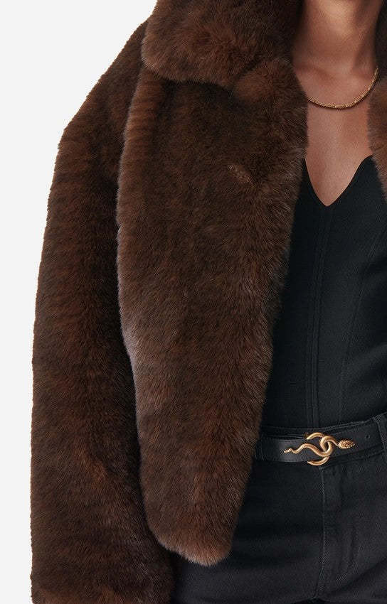 Vanessa Bruno Daniel Faux Fur Jacket