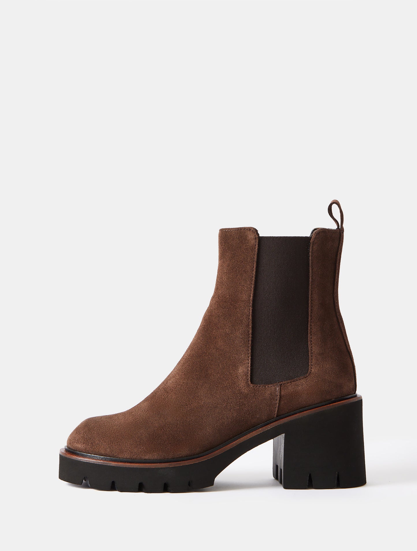 Colibri Miusa Heeled Chelsea Boots - Brown Suede