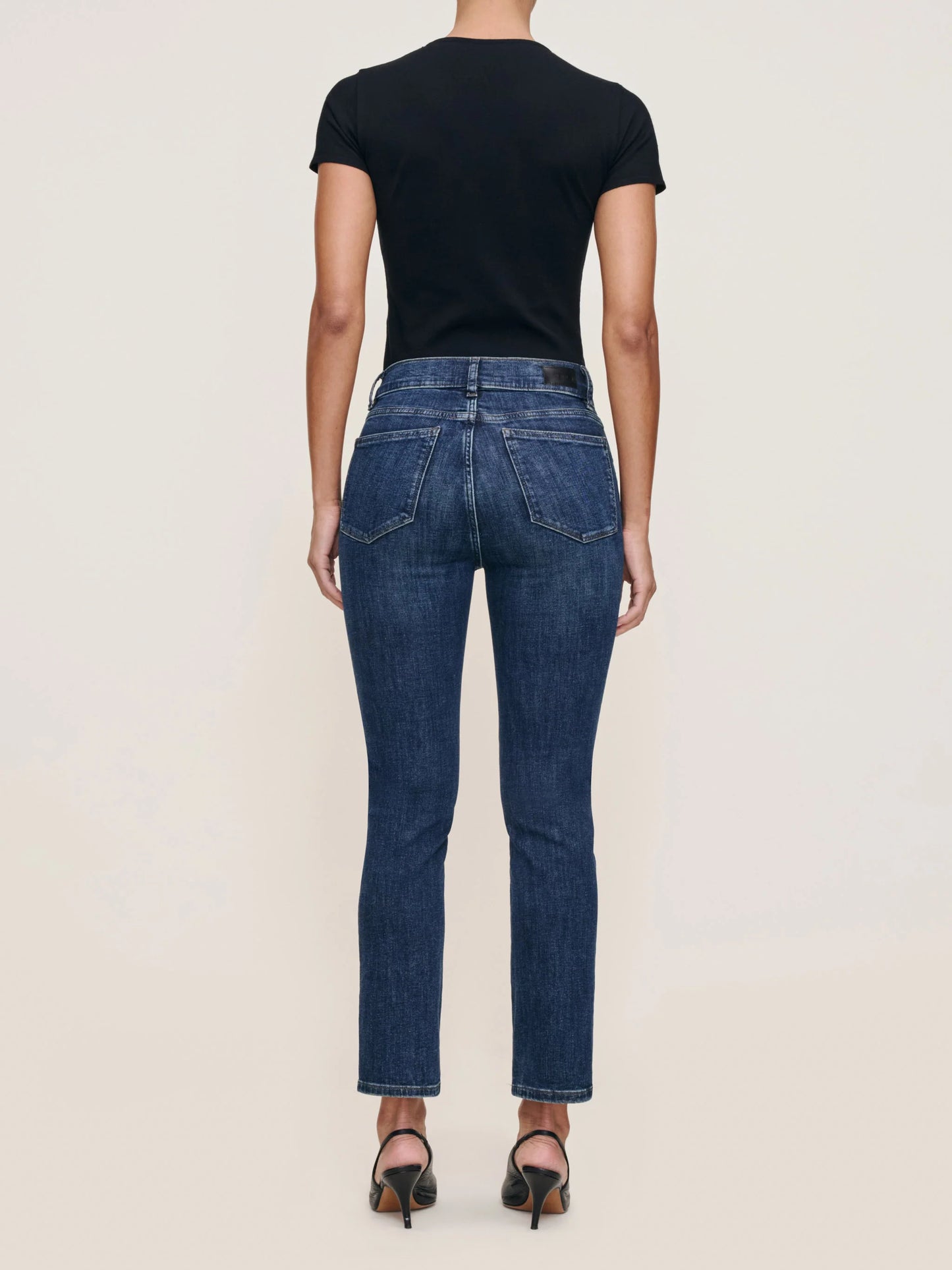 Dl1961 Mara Straight Mid Rise Instasculpt Ankle Jeans - India Ink