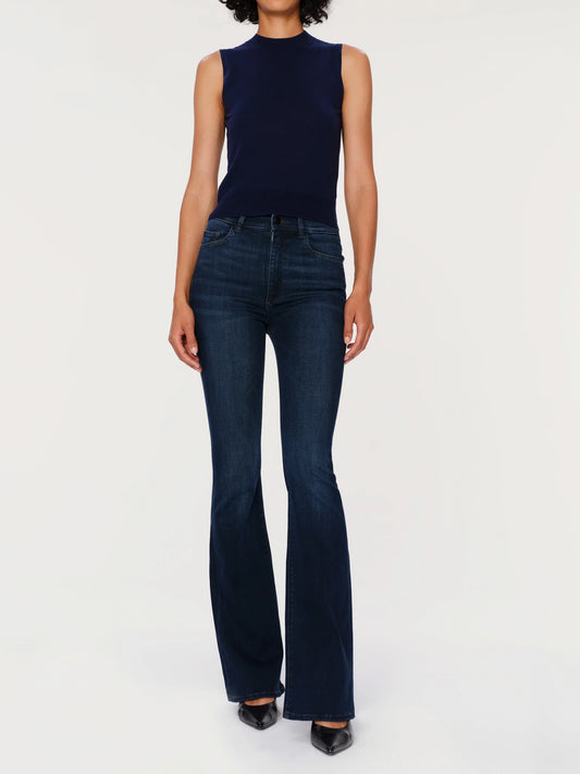 DL1961 Bridget Boot High Rise Instasculpt™ 33" - Dark Indigo