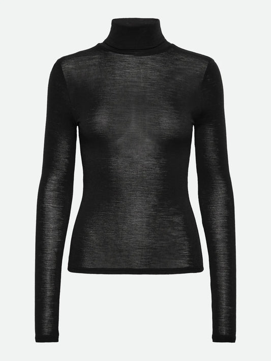 Rosemunde RWSara Cashmere Blend LS Roll-neck T-shirt