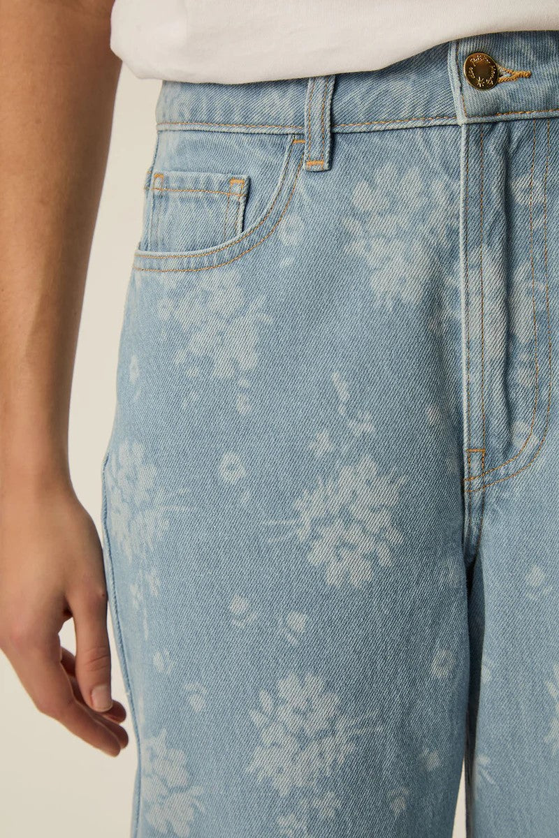 Des Petits Hauts Louela Jeans Bleach Floral