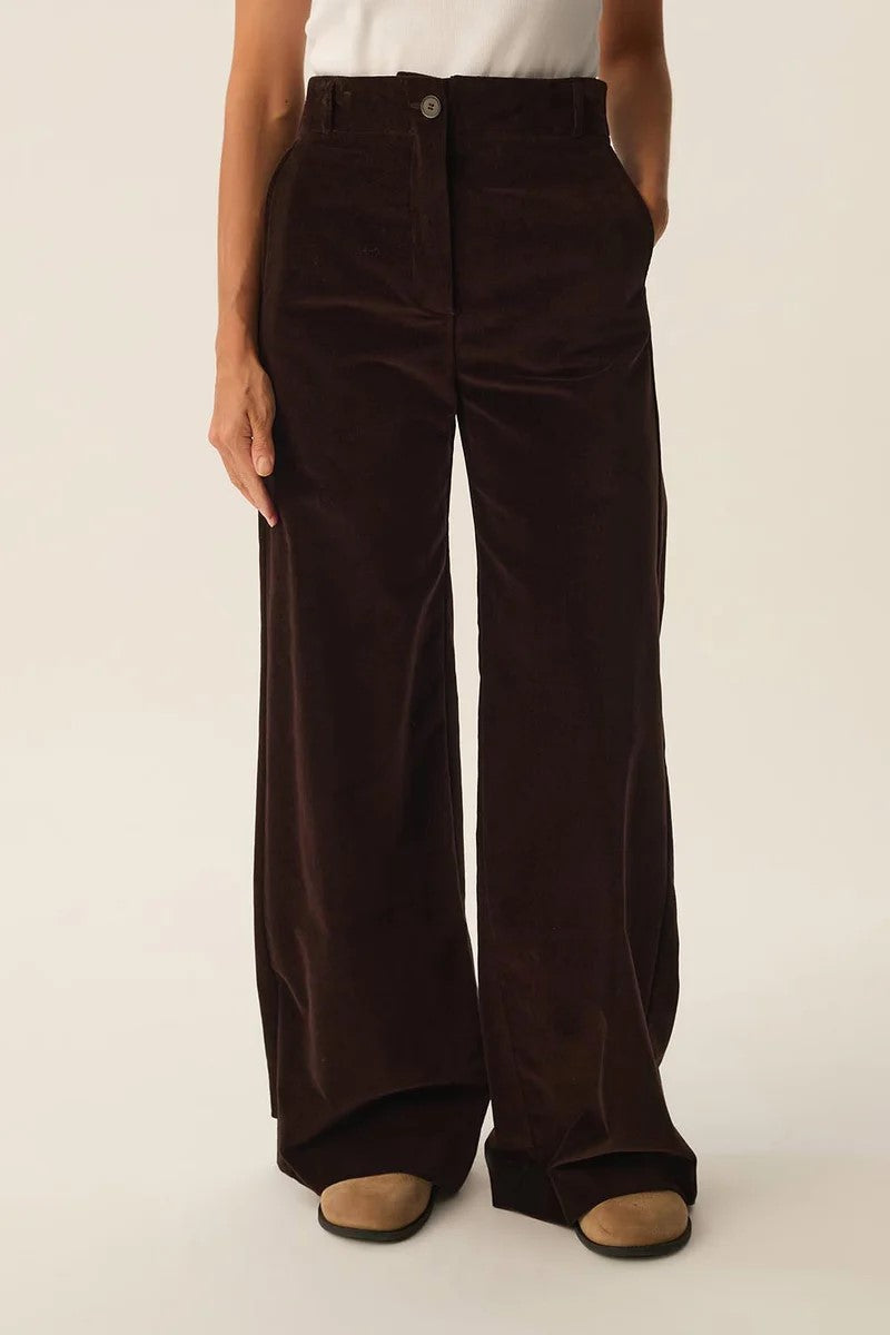 Des Petits Hauts Ephyre Velvet Trousers