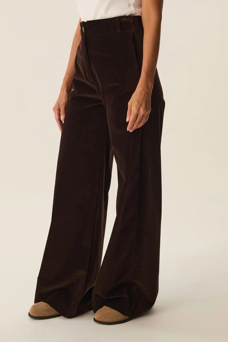 Des Petits Hauts Ephyre Velvet Trousers