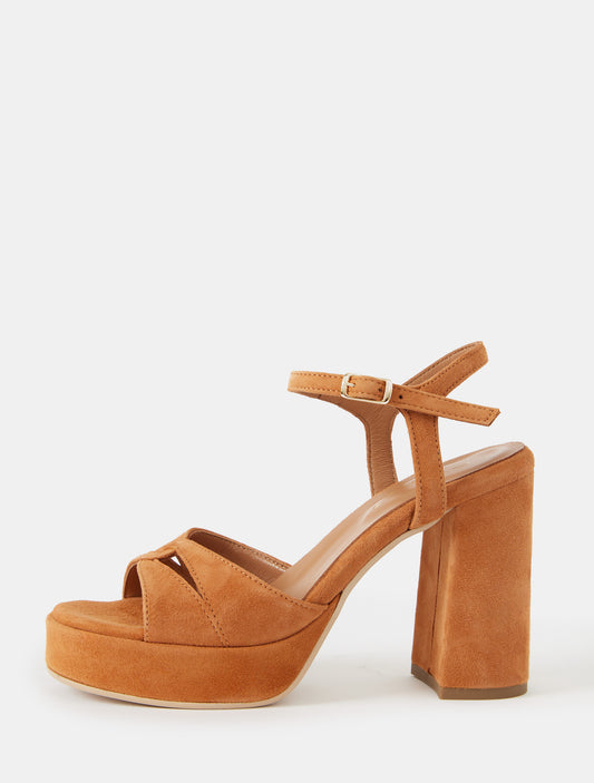 Colibri Athena Heeled Sandals - Suede