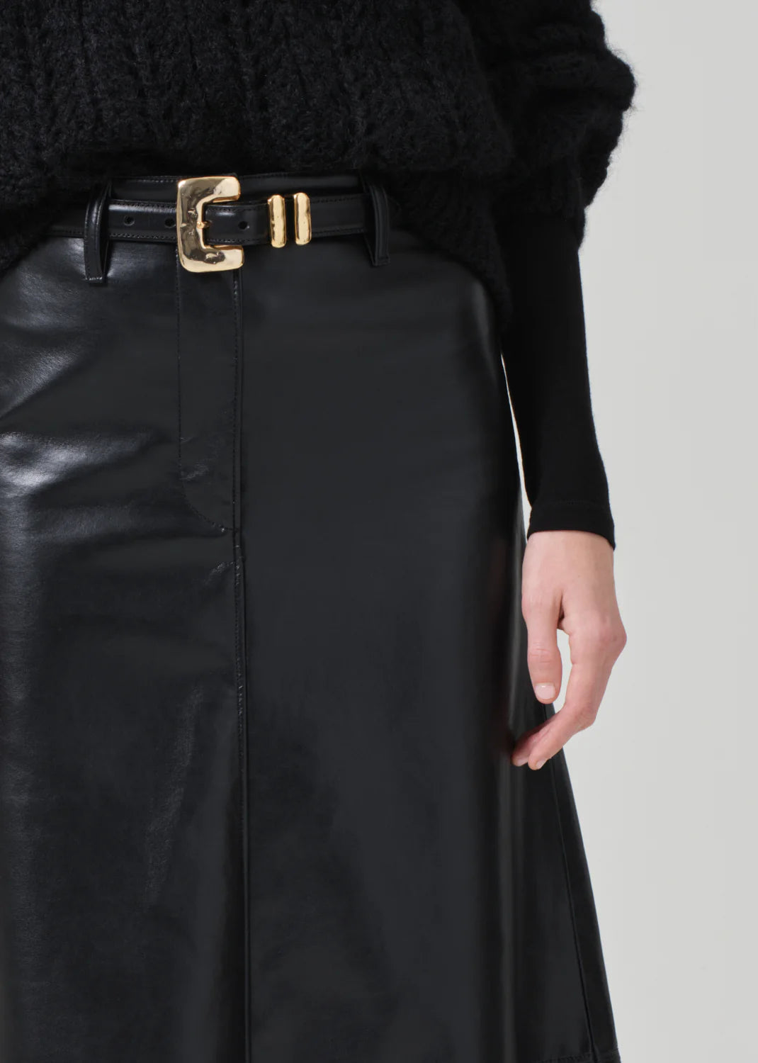 Citizens of Humanity Cassia Leather Skirt