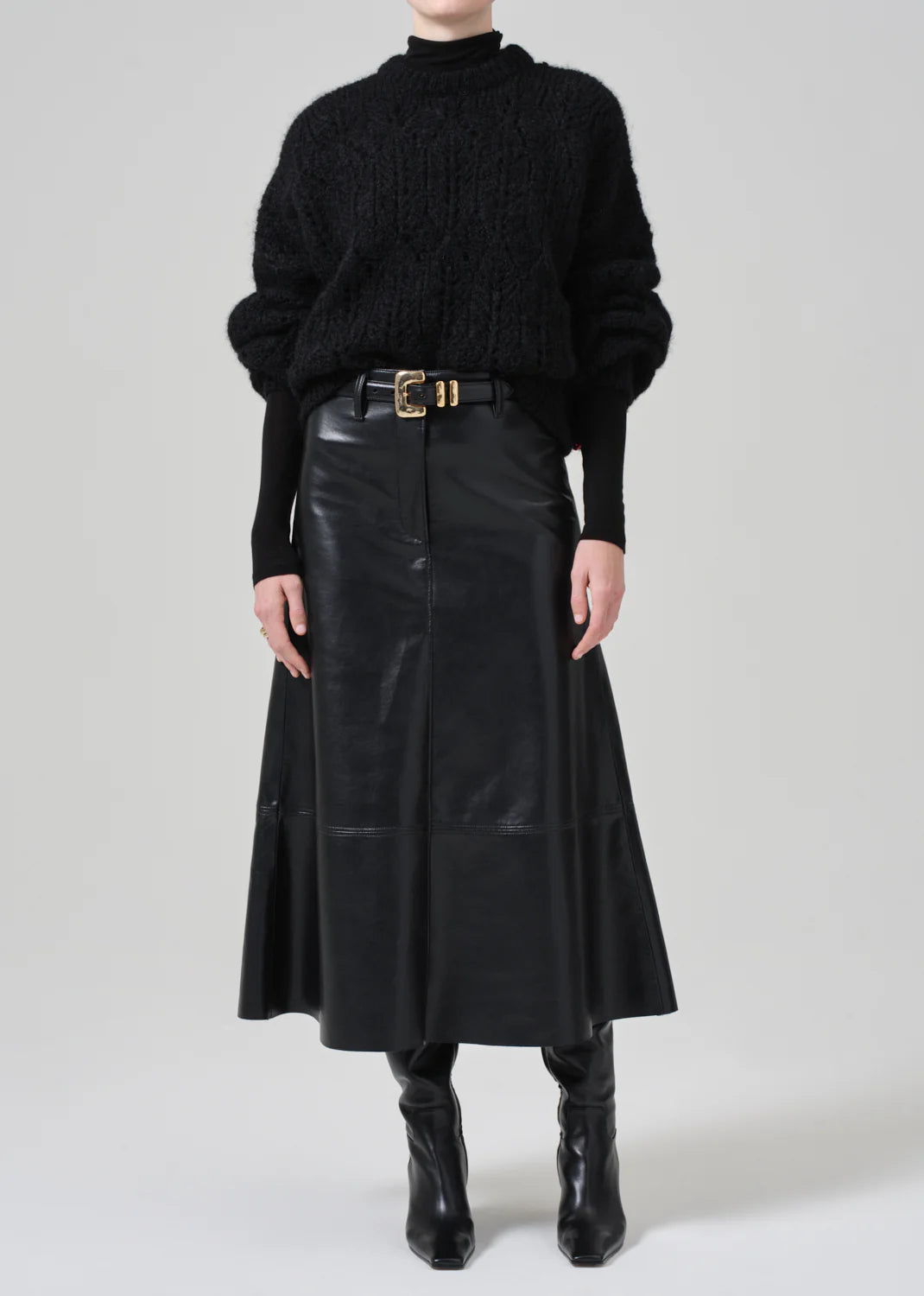 Citizens of Humanity Cassia Leather Skirt