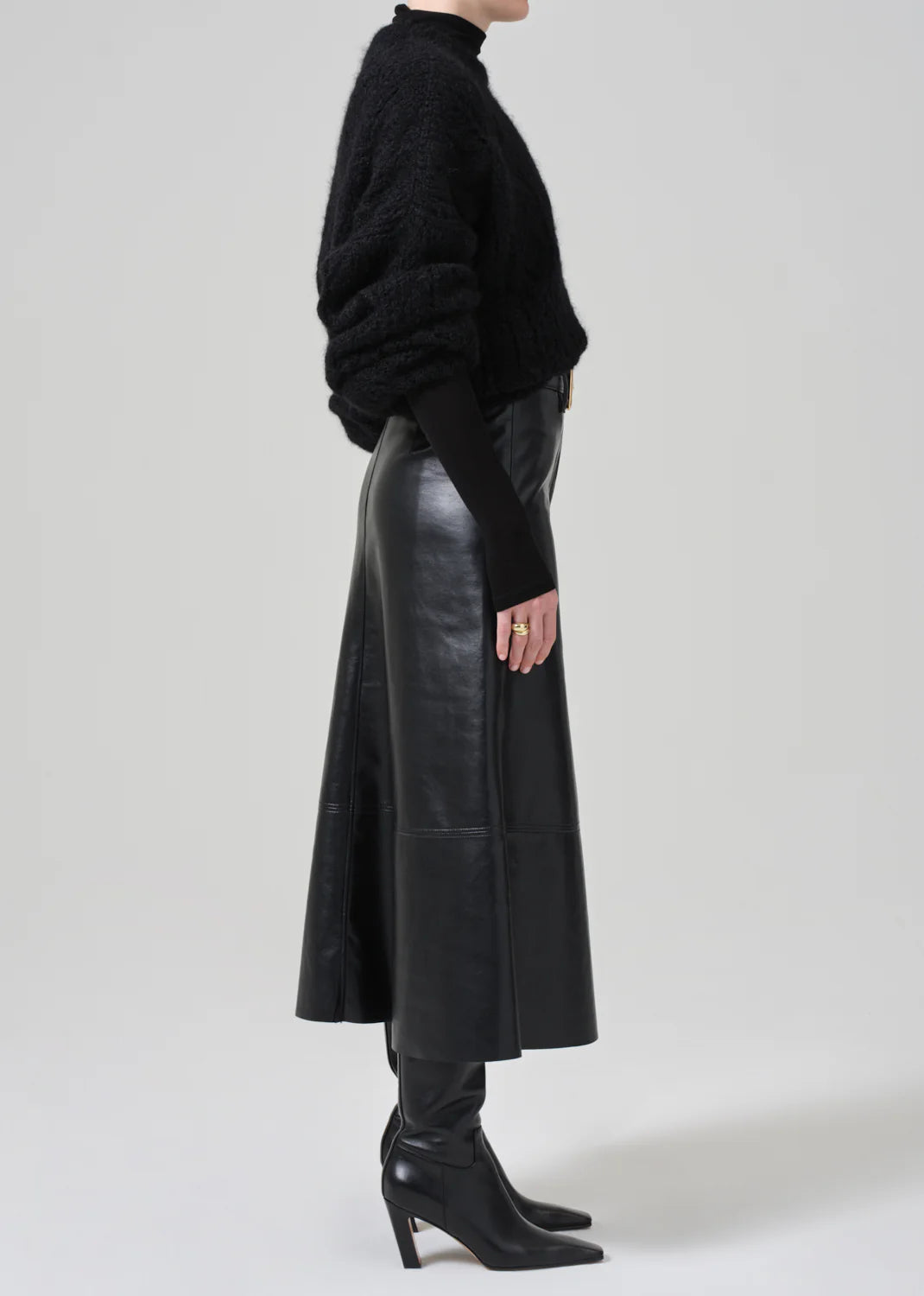 Citizens of Humanity Cassia Leather Skirt