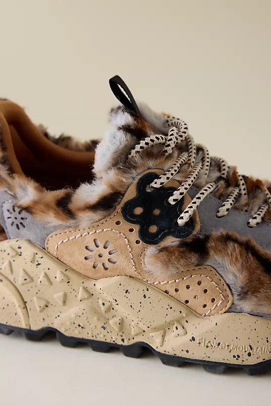 Flower Mountain Kotetsu Woman Suede/Ecofur