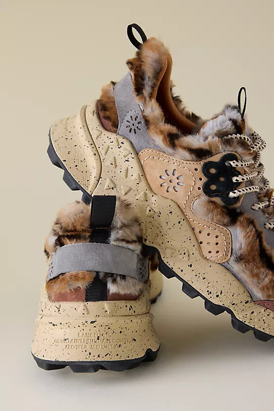 Flower Mountain Kotetsu Woman Suede/Ecofur
