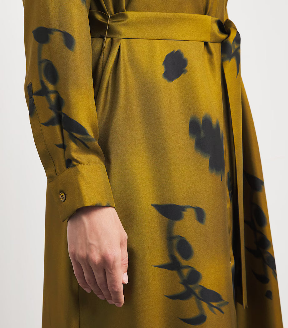 MM by Max Mara Jadi Silk Shirt Dress