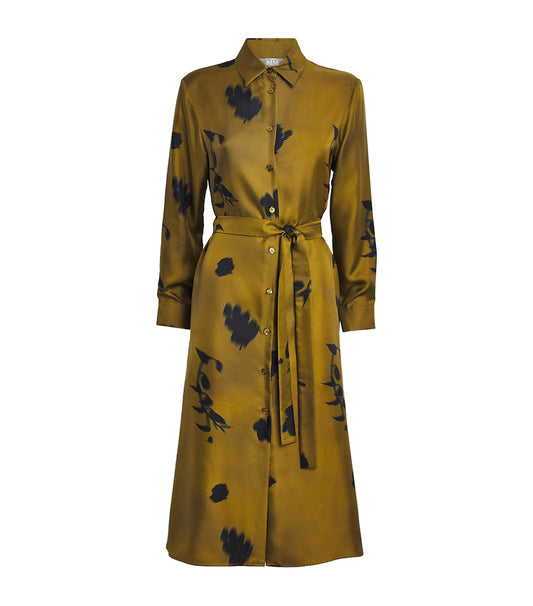 MM by Max Mara Jadi Silk Shirt Dress