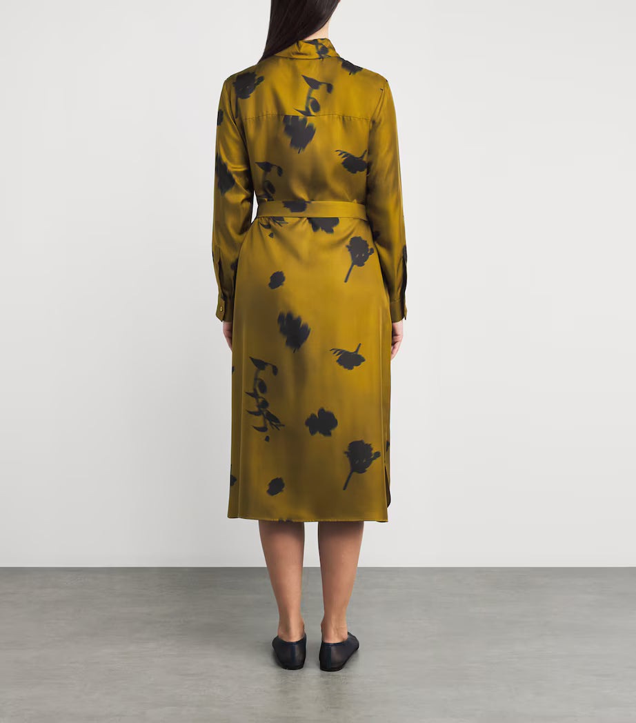 MM by Max Mara Jadi Silk Shirt Dress