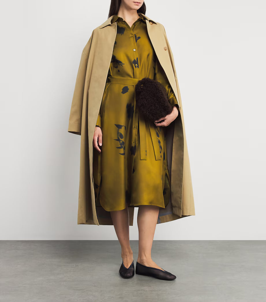MM by Max Mara Jadi Silk Shirt Dress