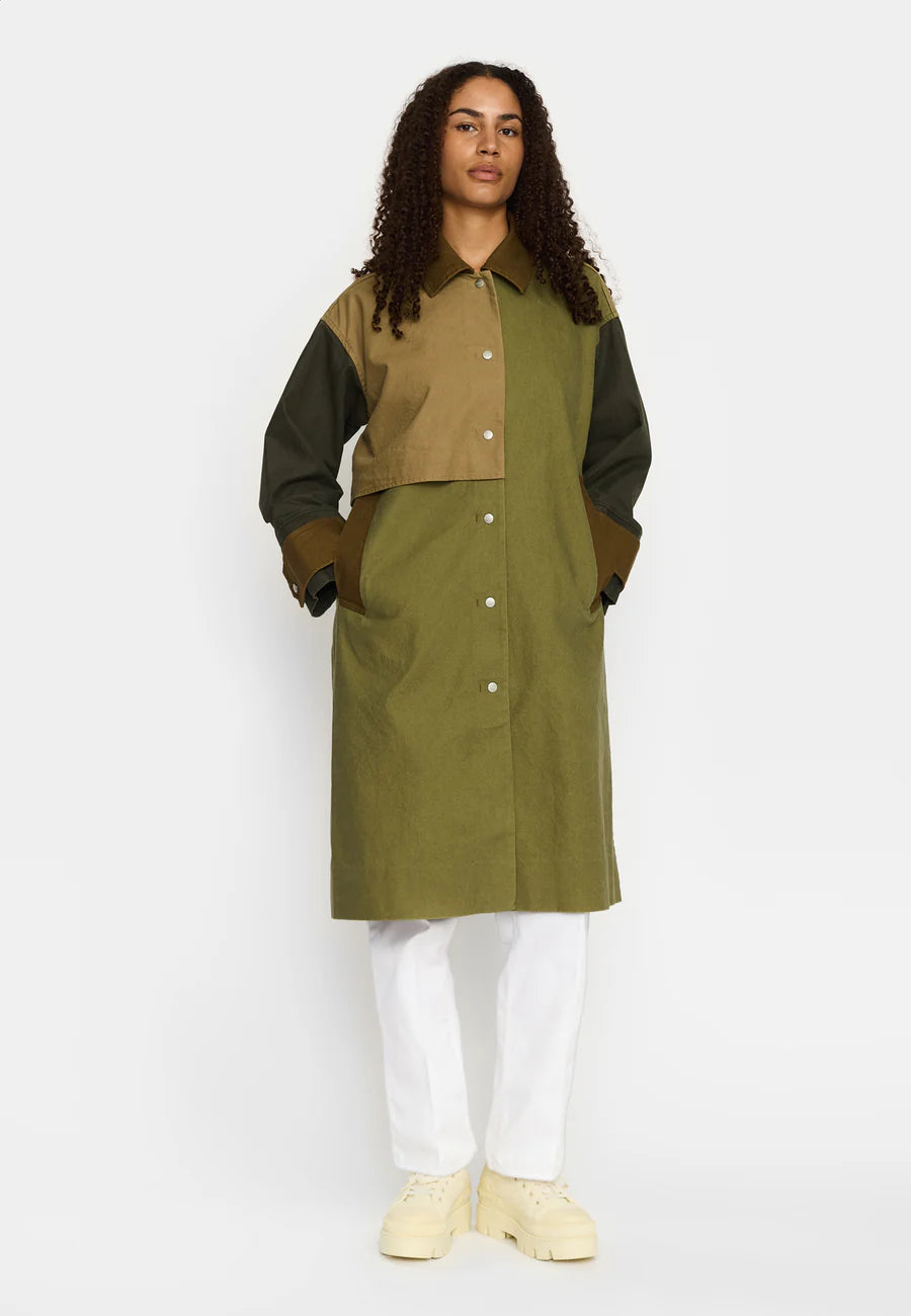 Selfhood Block Trench Coat