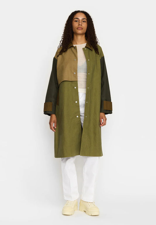 Selfhood Block Trench Coat