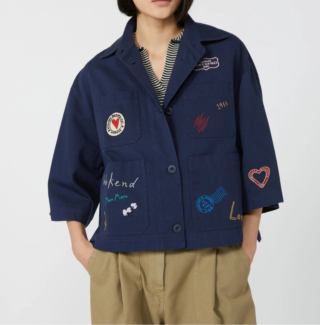 Max Mara Weekend Assuan Embroidered Jacket