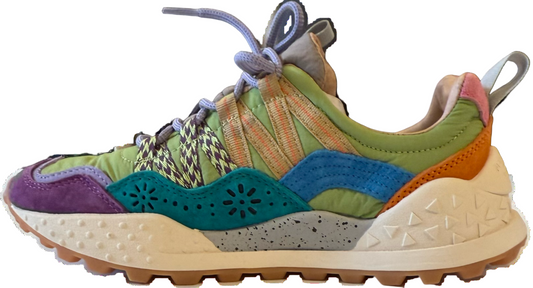 Flower Mountain Washi Woman Suede Nylon