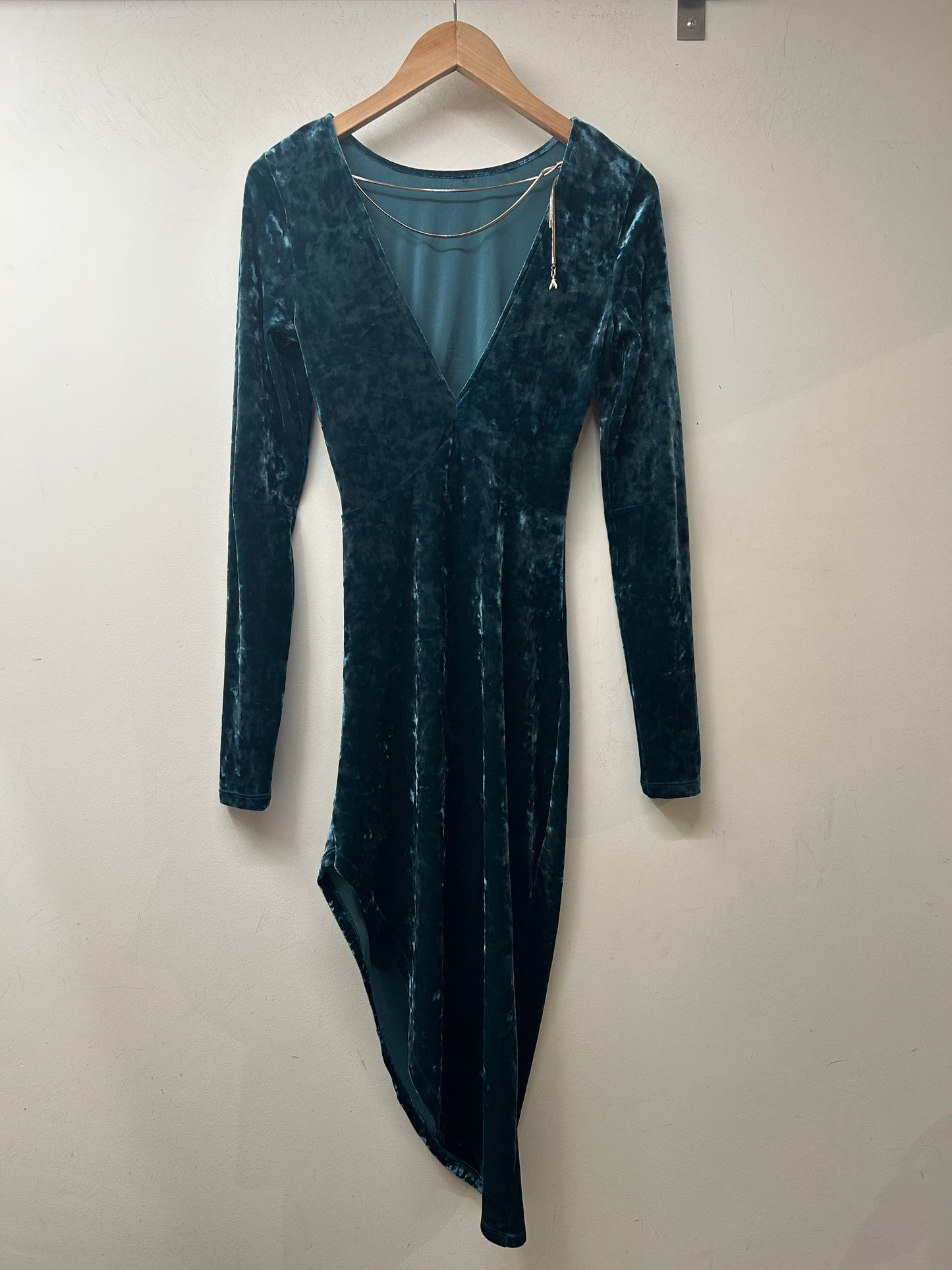 Patrizia Pepe Velvet Blue Dress