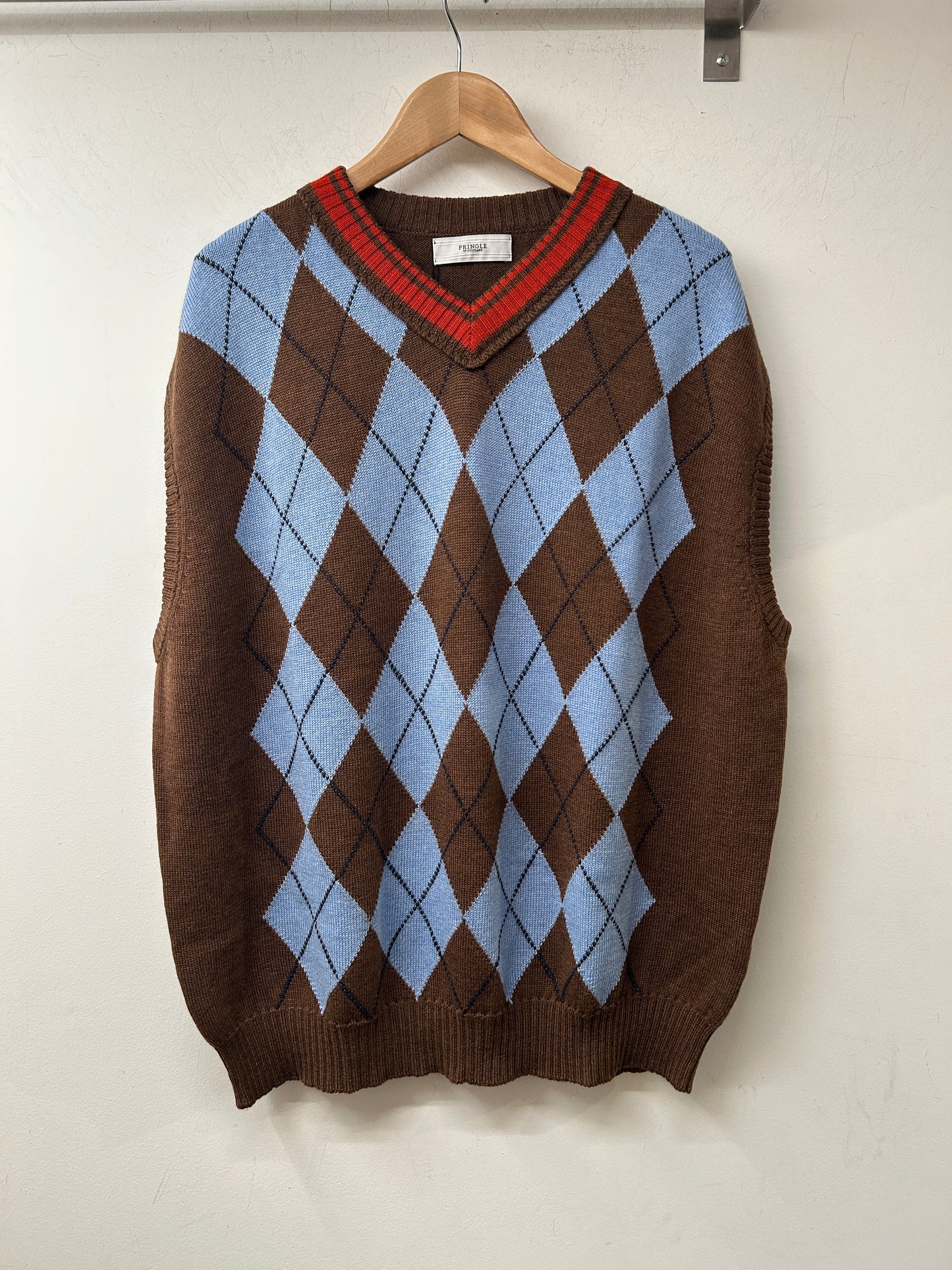 Pringle of Scotland Sweater Vest Merino Intarsia