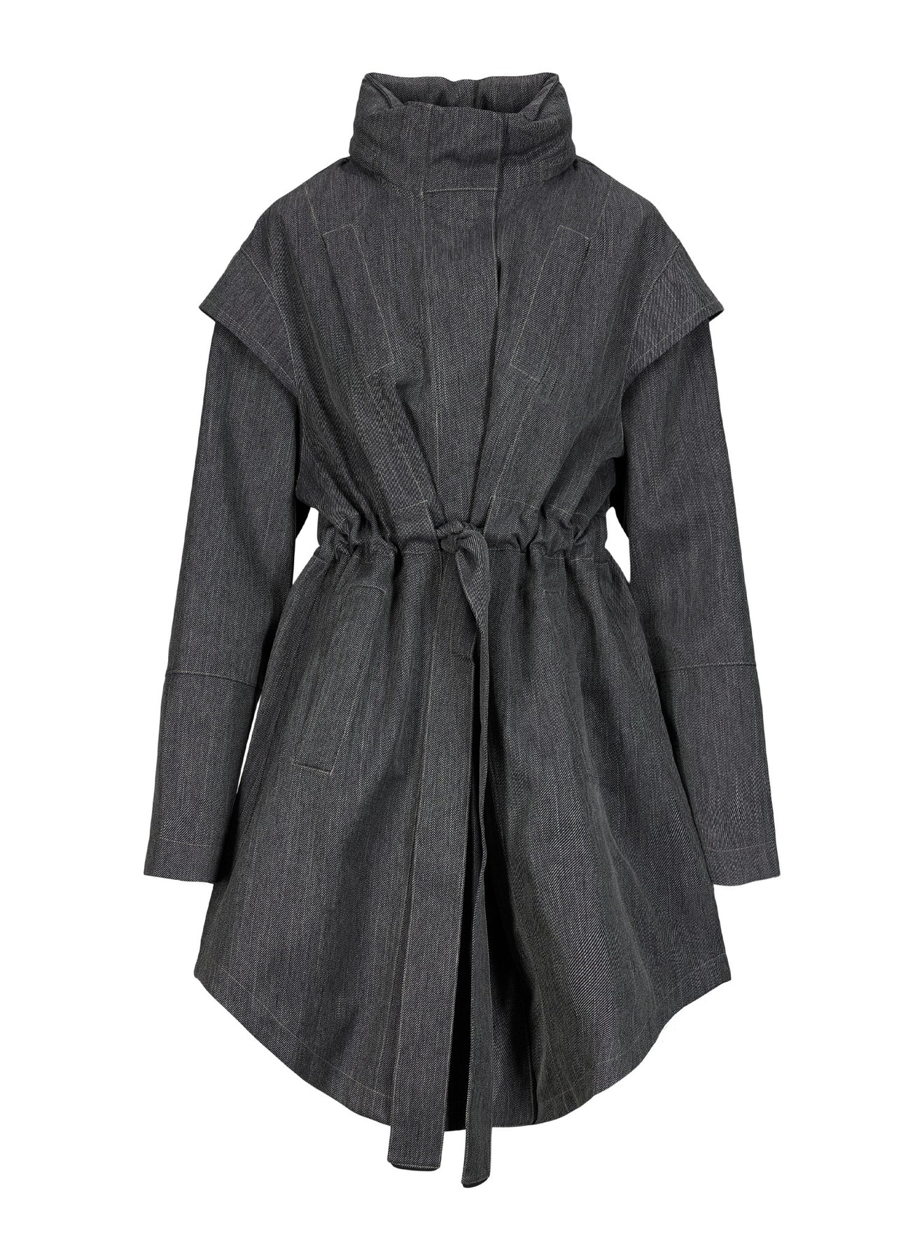 BRGN Monsun Coat - Stone Denim