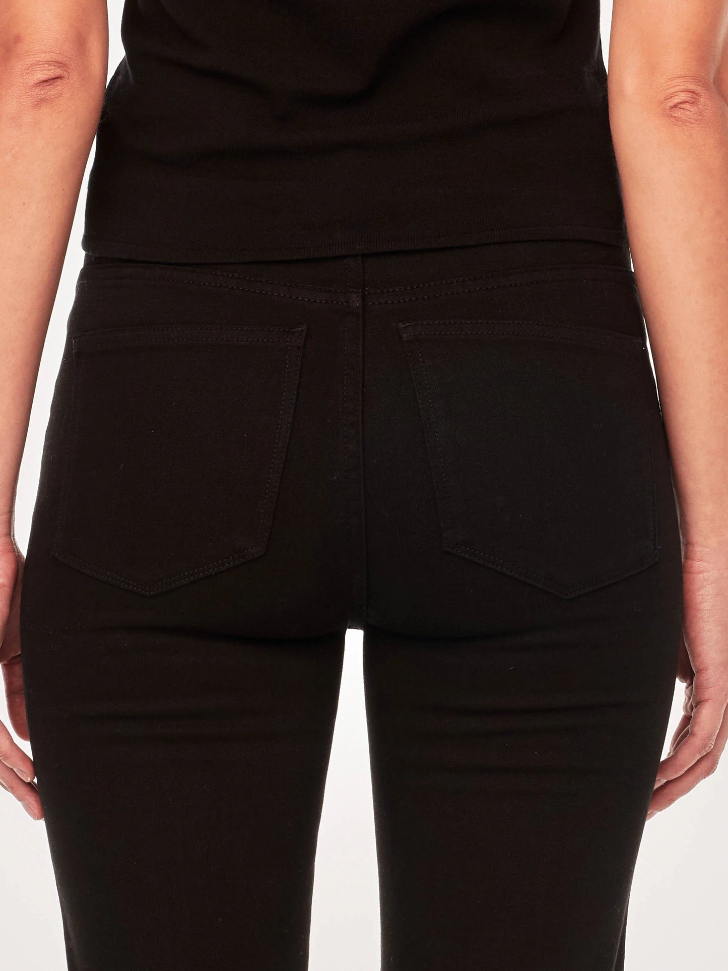 DL1961 Halle Straight High Rise Instasculpt™ 29" Jeans - Black Peach