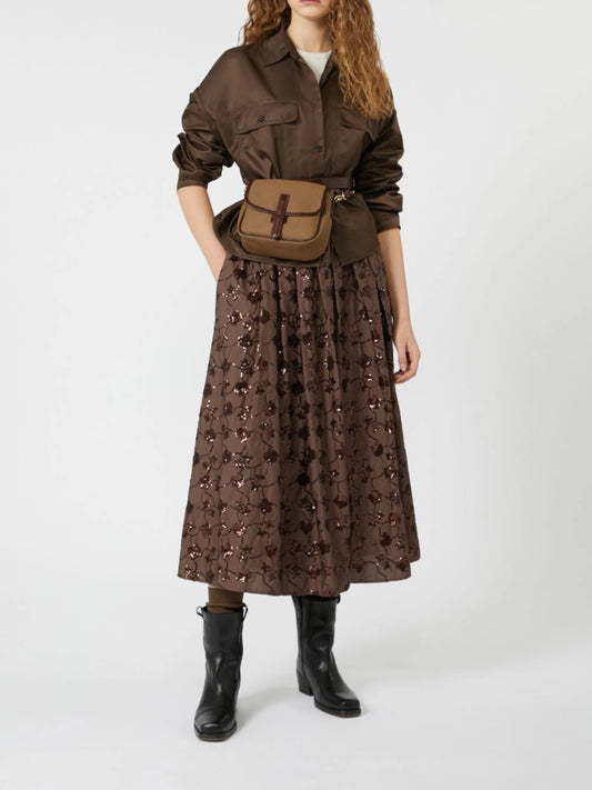 Max Mara Weekend Tempra Sequinned Skirt
