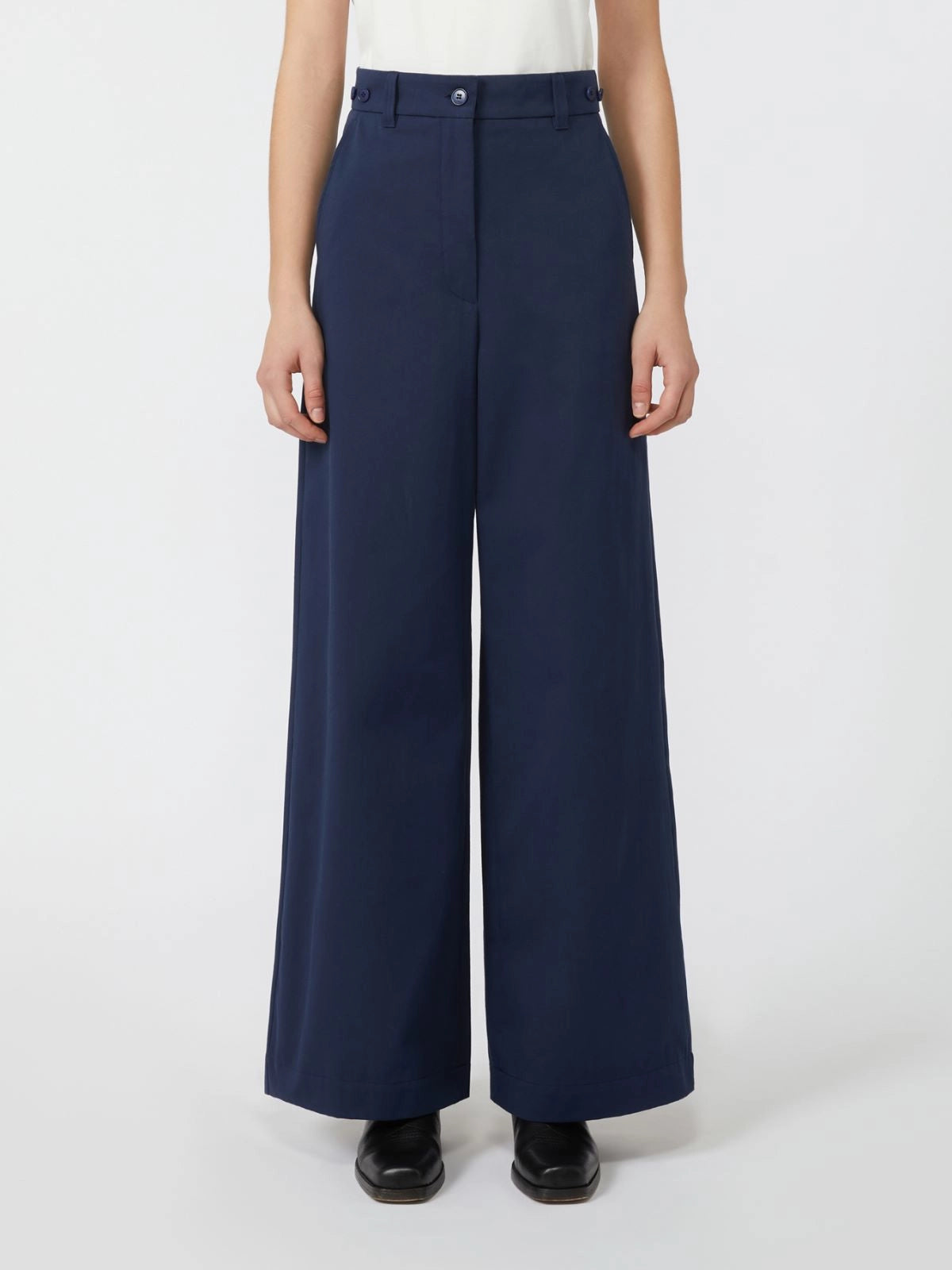Max Mara Weekend Alfeo Cotton Gabardine Trousers