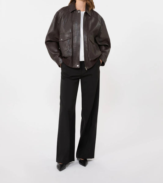 Max Mara Weekend Gigante Leather Jacket