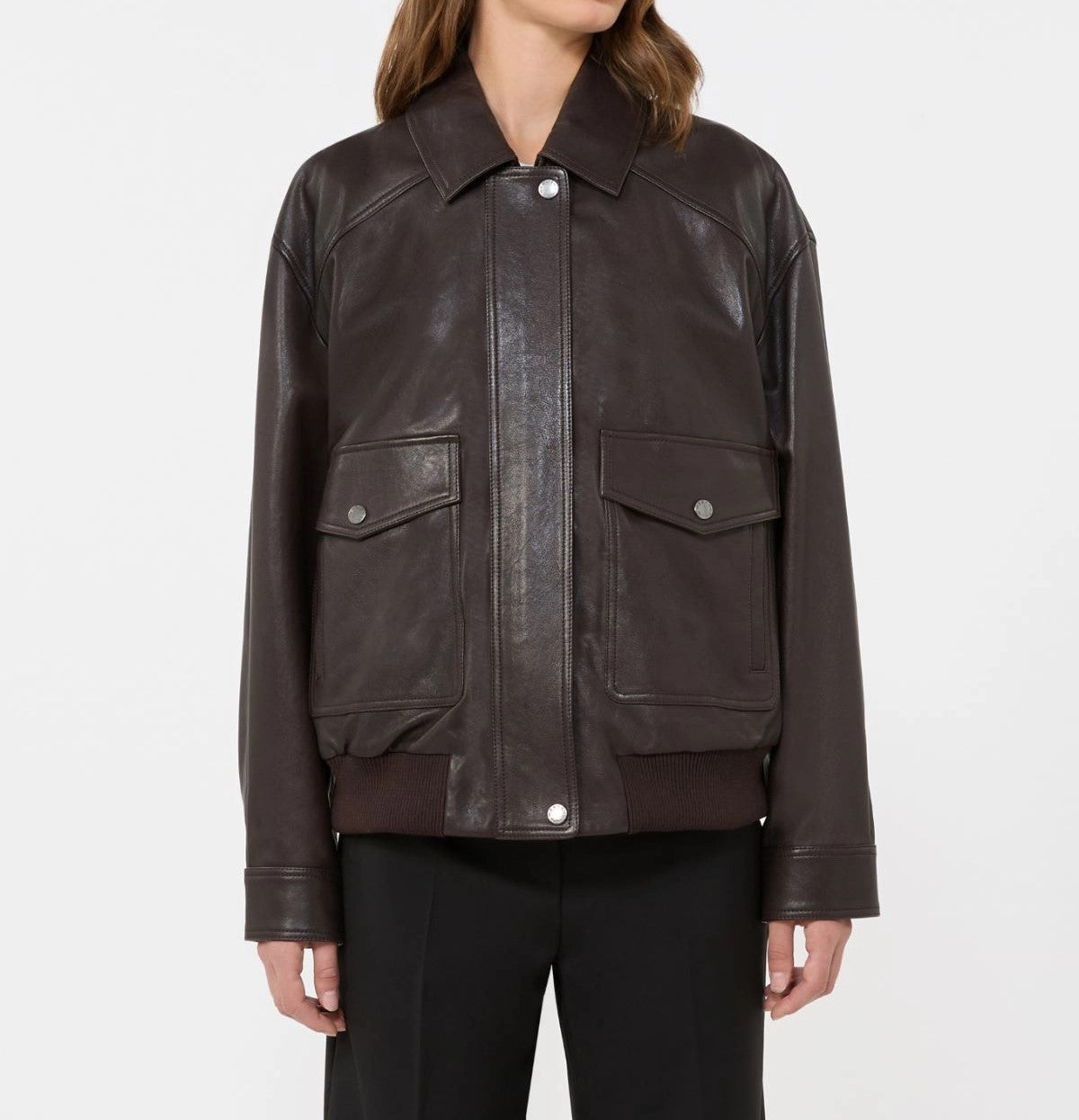 Max Mara Weekend Gigante Leather Jacket