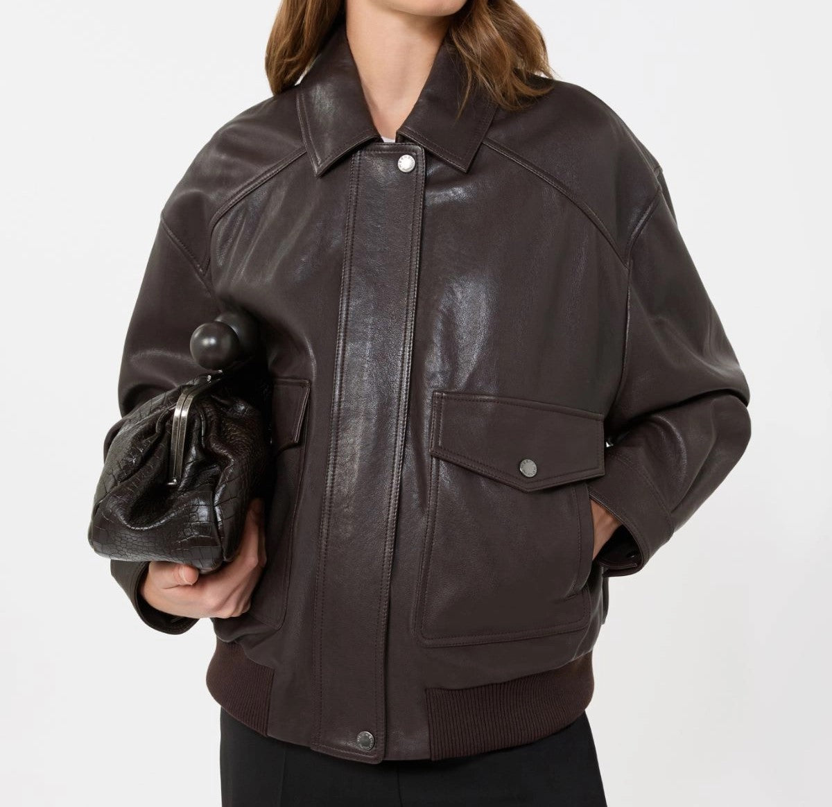 Max Mara Weekend Gigante Leather Jacket
