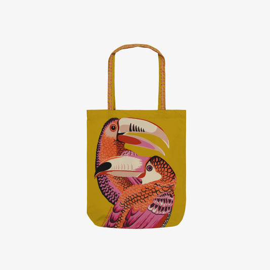 Inoui Editions Shopper Bag Toucan - Yellow